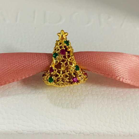 Pandora Glitter Christmas Tree Charm Holidays and Christmas Pendant - Picture 4 of 5
